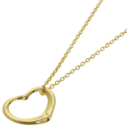 TIFFANY&Co. Open heart Necklace K18 Yellow Gold Ladies [Used]