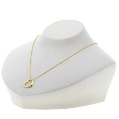 TIFFANY&Co. Open heart Necklace K18 Yellow Gold Ladies [Used]