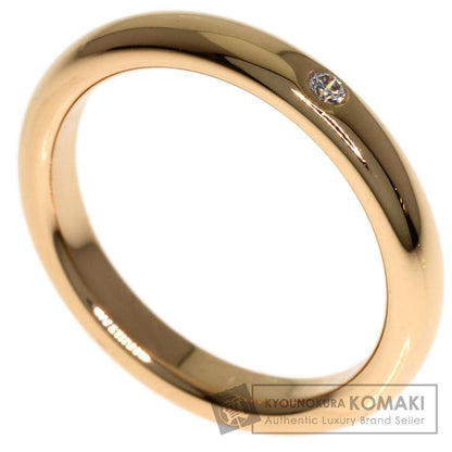 TIFFANY&Co. 1P Diamond Wedding Ring K18 Pink Gold Ladies [Used]