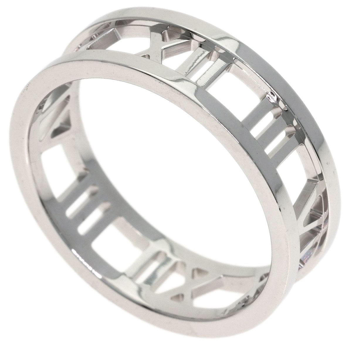 TIFFANY&Co. Open atlas Ring K18 White Gold Ladies [Used]