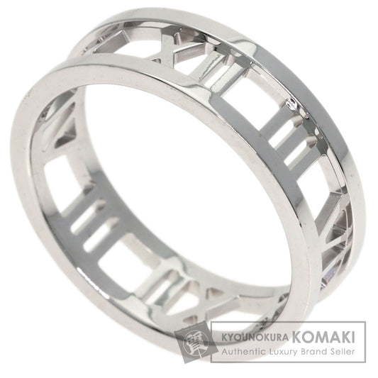 TIFFANY&Co. Open atlas Ring K18 White Gold Ladies [Used]