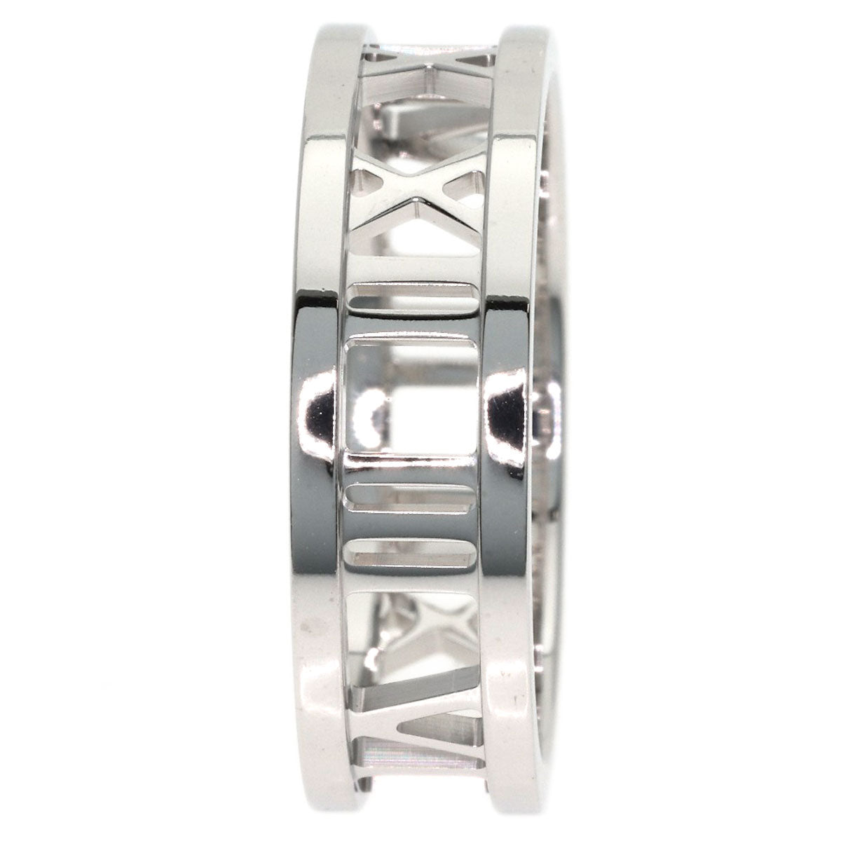 TIFFANY&Co. Open atlas Ring K18 White Gold Ladies [Used]