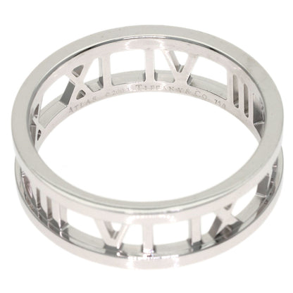 TIFFANY&Co. Open atlas Ring K18 White Gold Ladies [Used]
