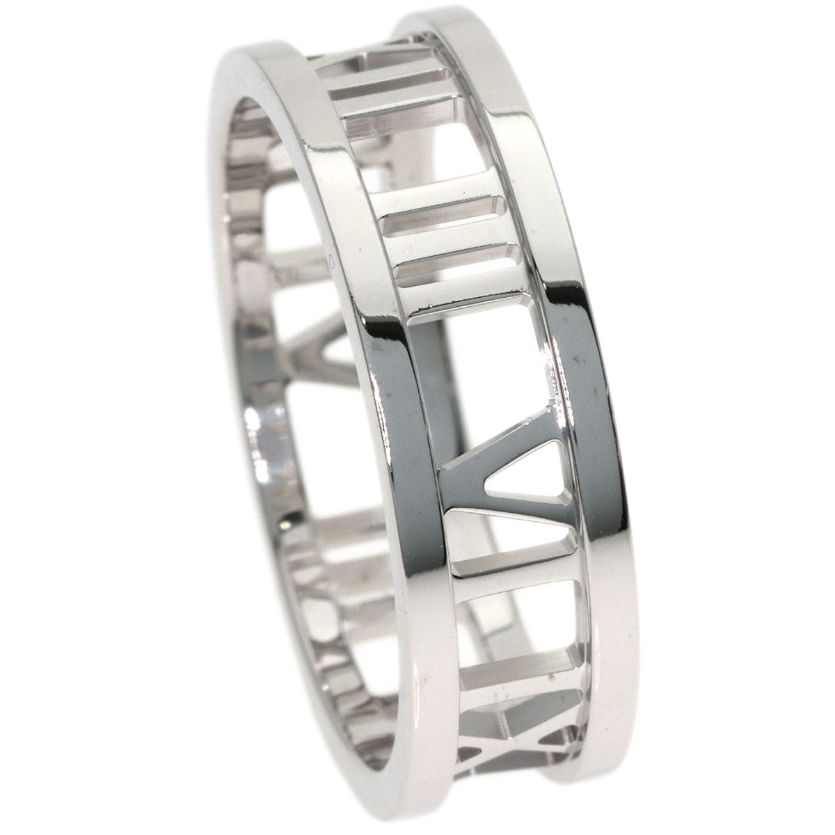 TIFFANY&Co. Open atlas Ring K18 White Gold Ladies [Used]