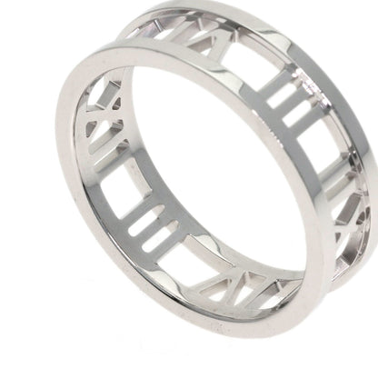 TIFFANY&Co. Open atlas Ring K18 White Gold Ladies [Used]