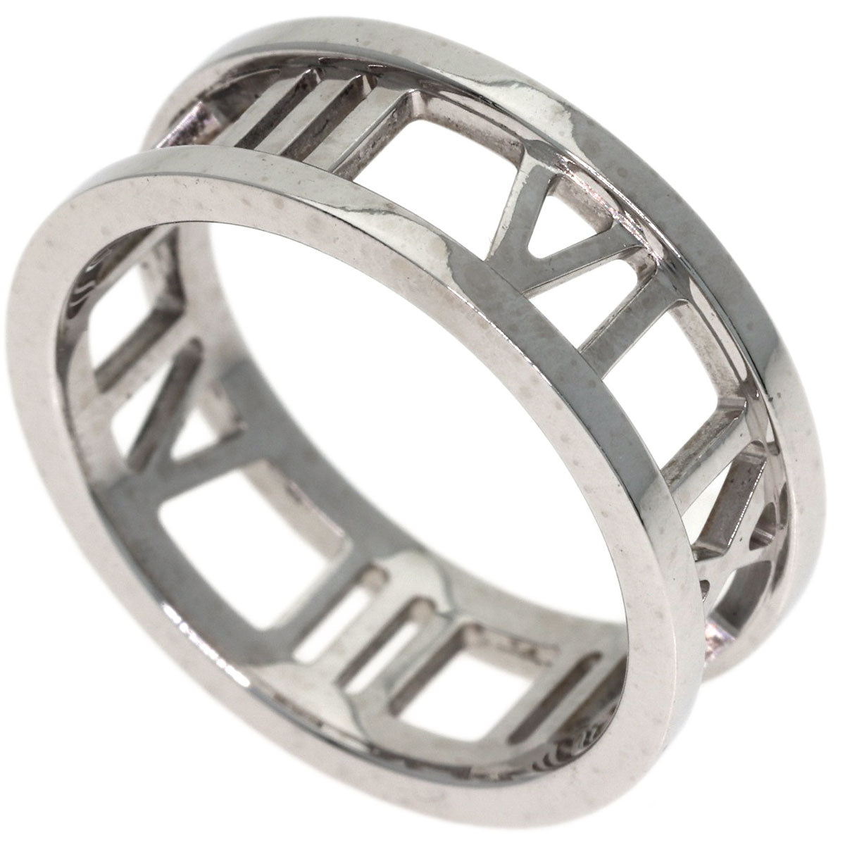 TIFFANY&Co. Open atlas Ring K18 White Gold Ladies [Used]