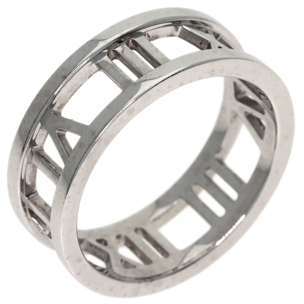 TIFFANY&Co. Open atlas Ring K18 White Gold Ladies [Used]