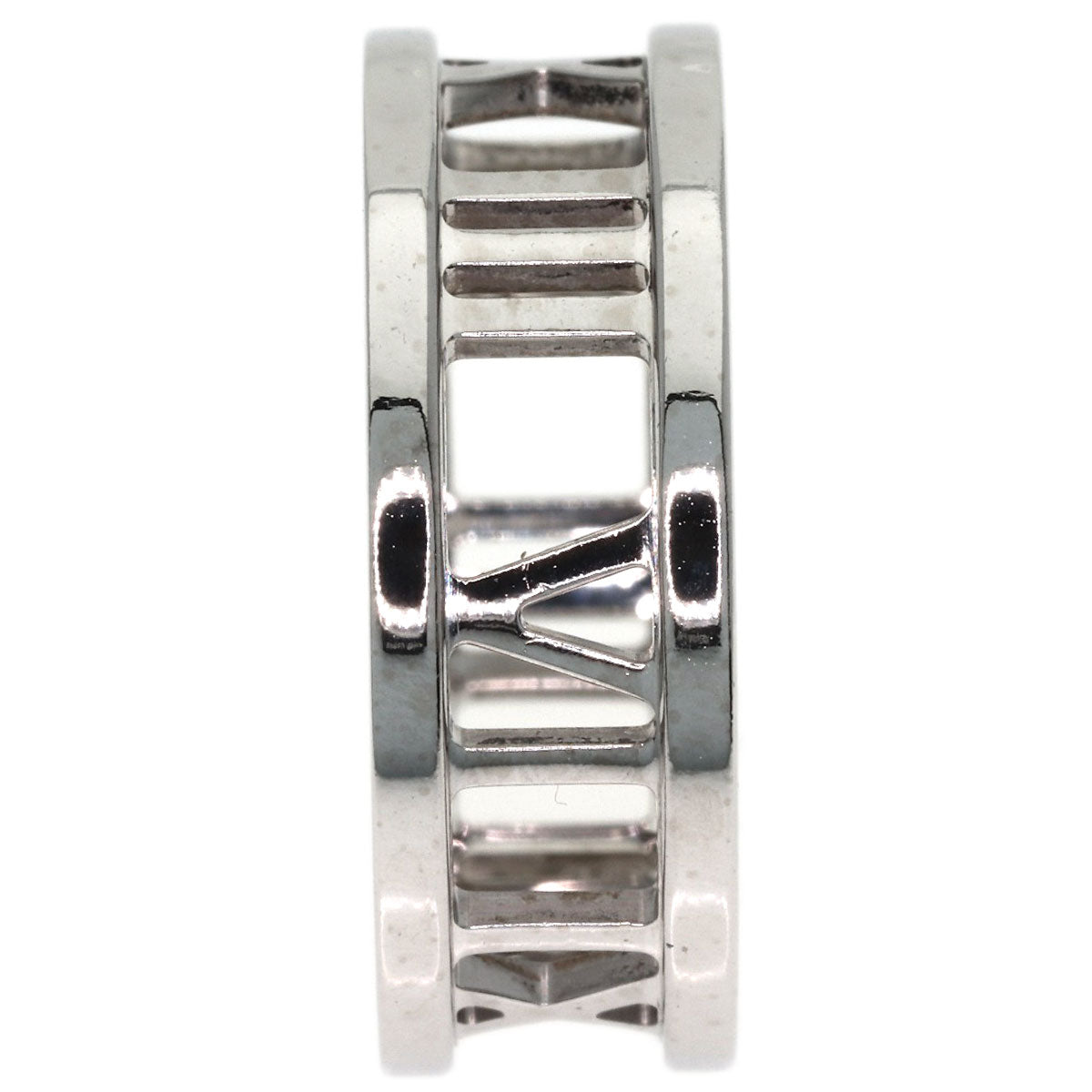 TIFFANY&Co. Open atlas Ring K18 White Gold Ladies [Used]