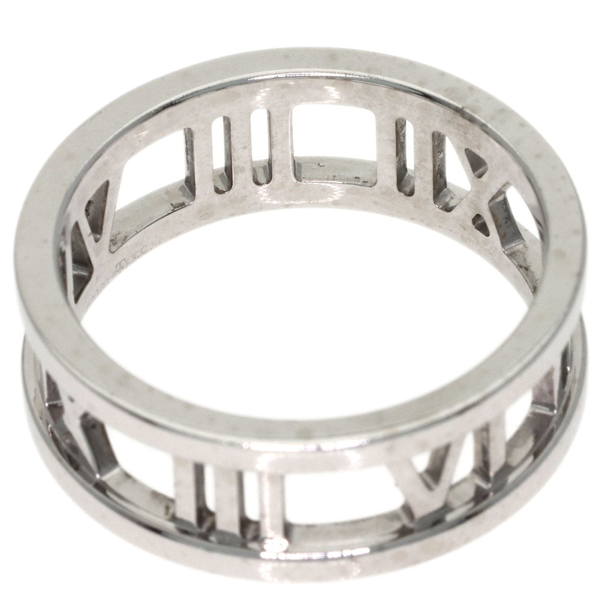 TIFFANY&Co. Open atlas Ring K18 White Gold Ladies [Used]