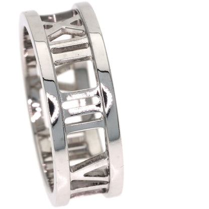 TIFFANY&Co. Open atlas Ring K18 White Gold Ladies [Used]