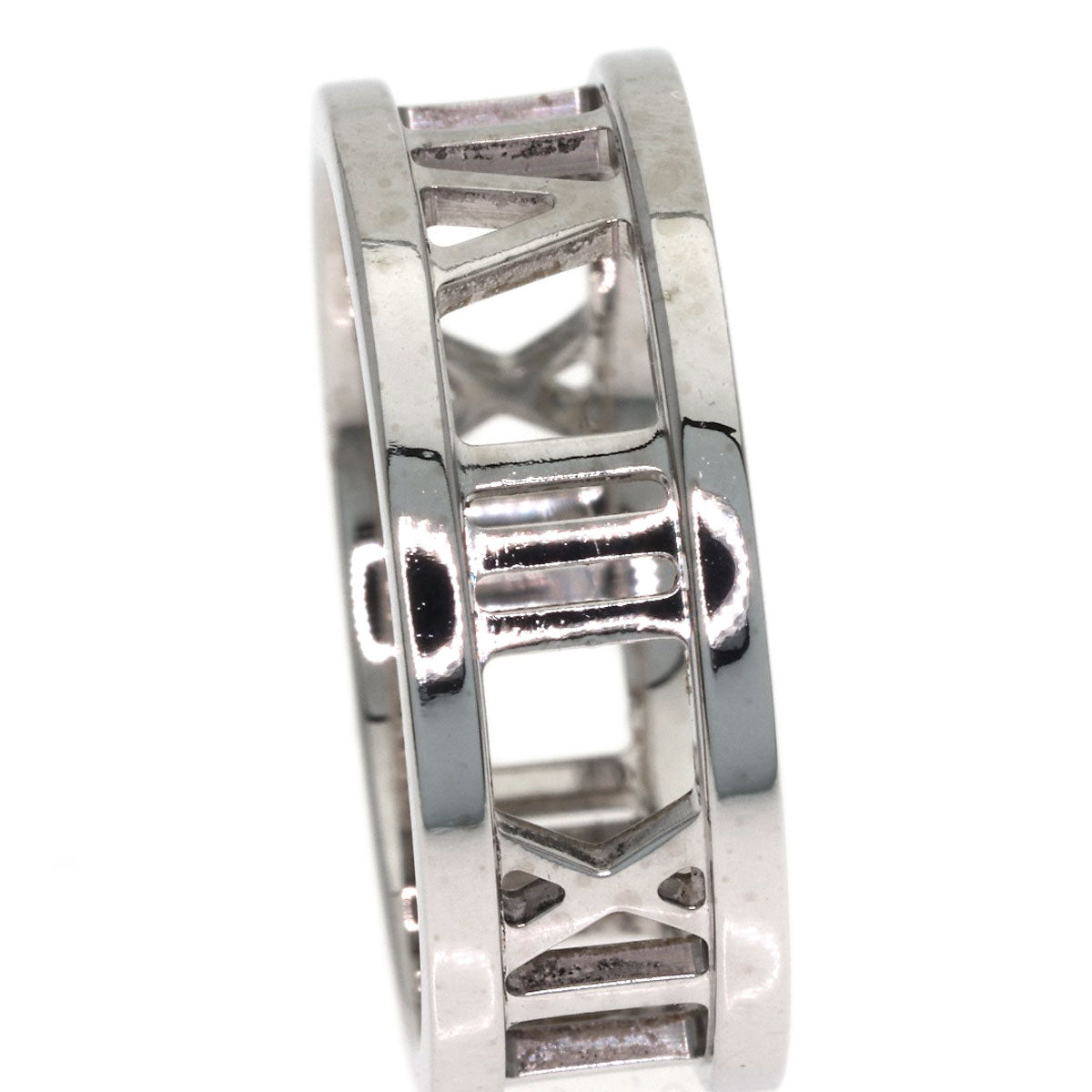 TIFFANY&Co. Open atlas Ring K18 White Gold Ladies [Used]