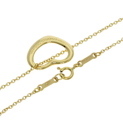 TIFFANY&Co. Open heart Necklace K18 Yellow Gold Ladies [Used]