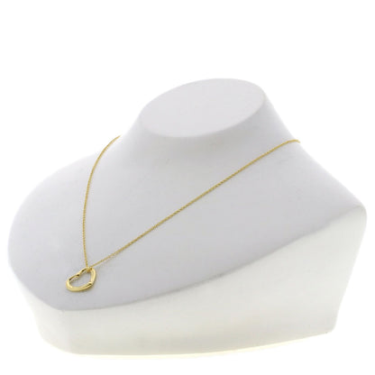 TIFFANY&Co. Open heart Necklace K18 Yellow Gold Ladies [Used]