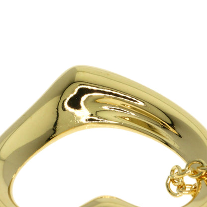 TIFFANY&Co. Open heart Necklace K18 Yellow Gold Ladies [Used]
