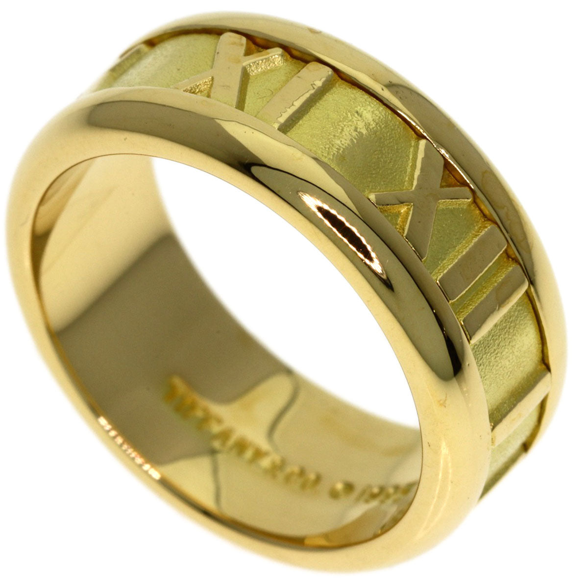 TIFFANY&Co. Atlas Ring K18 Yellow Gold Ladies [Used]