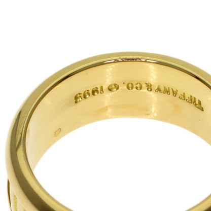TIFFANY&Co. Atlas Ring K18 Yellow Gold Ladies [Used]
