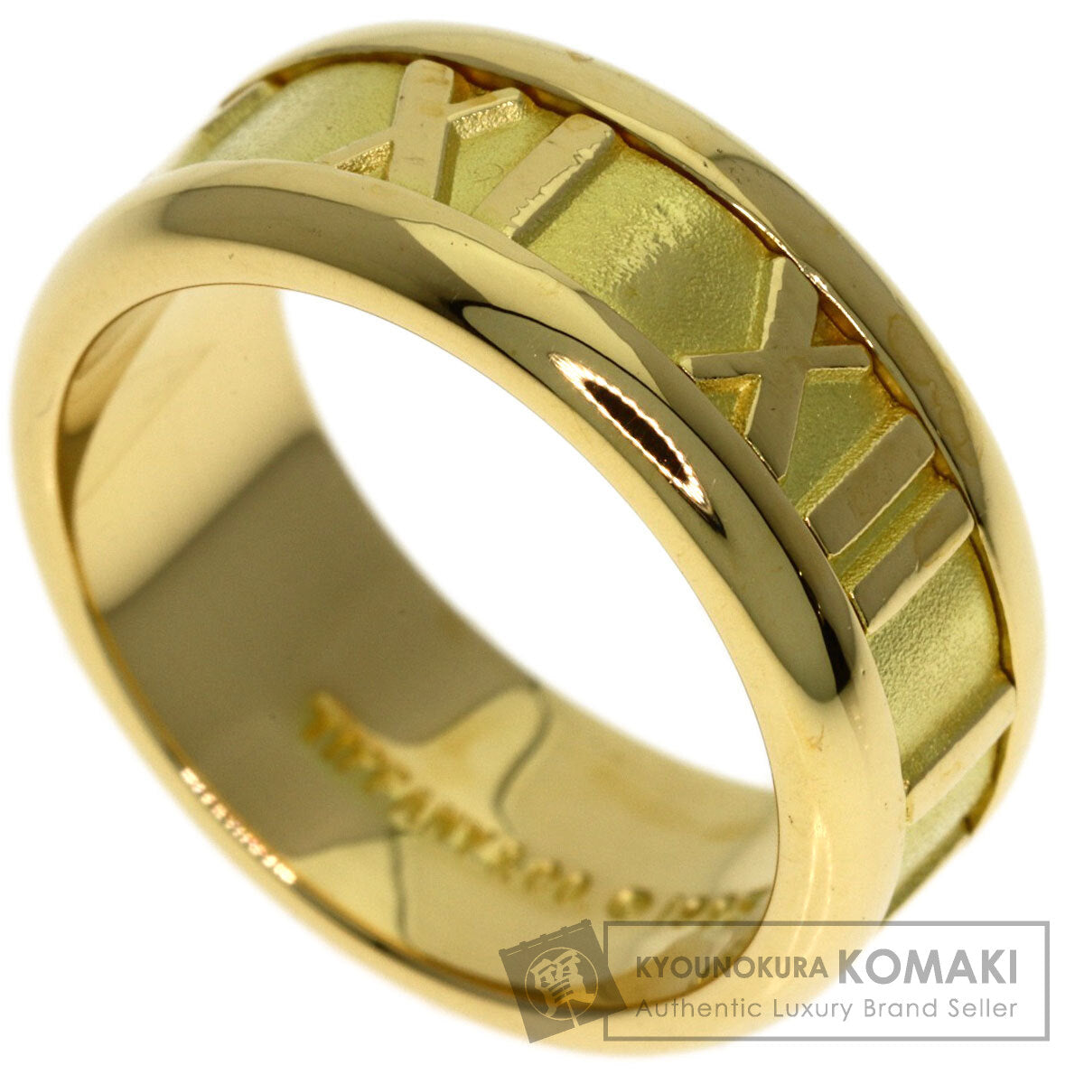 TIFFANY&Co. Atlas Ring K18 Yellow Gold Ladies [Used]