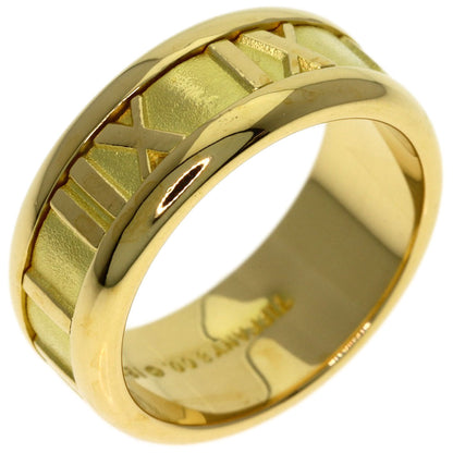 TIFFANY&Co. Atlas Ring K18 Yellow Gold Ladies [Used]