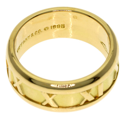 TIFFANY&Co. Atlas Ring K18 Yellow Gold Ladies [Used]