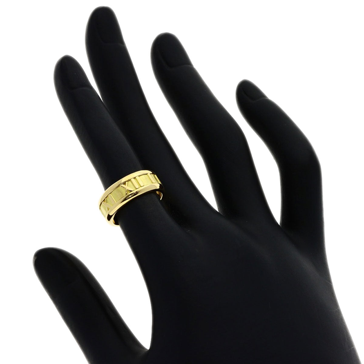 TIFFANY&Co. Atlas Ring K18 Yellow Gold Ladies [Used]