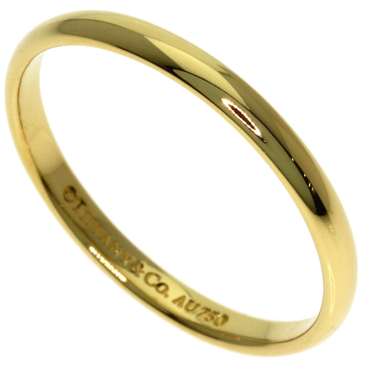 TIFFANY&Co. Wedding band Ring K18 Yellow Gold Ladies [Used]
