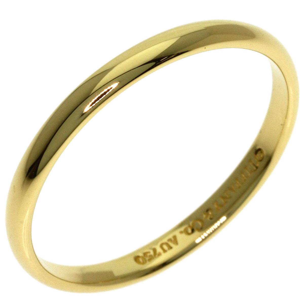 TIFFANY&Co. Wedding band Ring K18 Yellow Gold Ladies [Used]