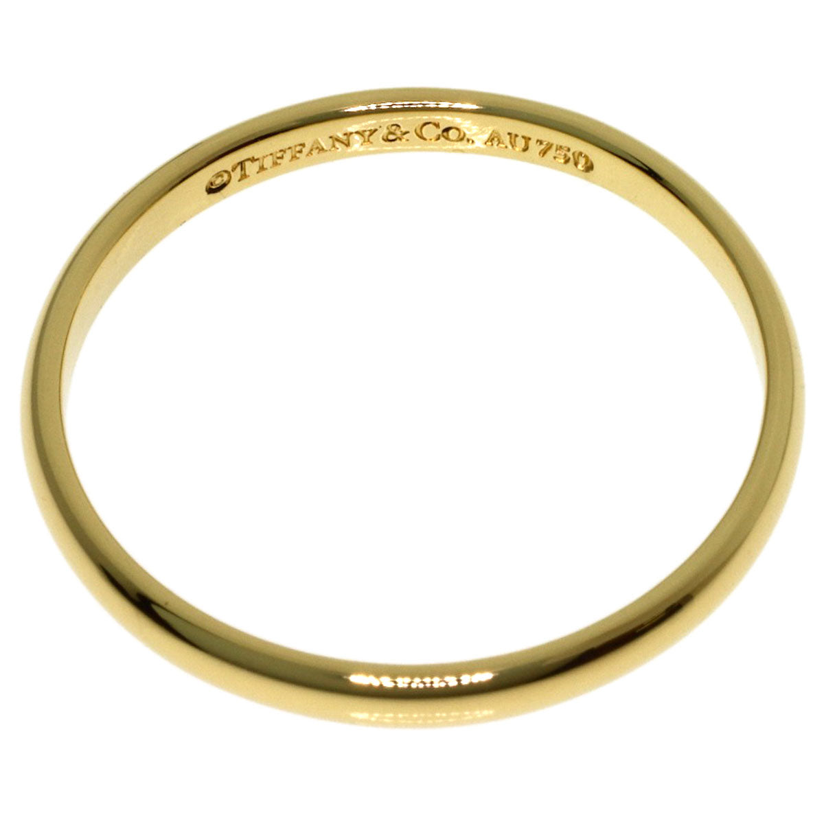TIFFANY&Co. Wedding band Ring K18 Yellow Gold Ladies [Used]