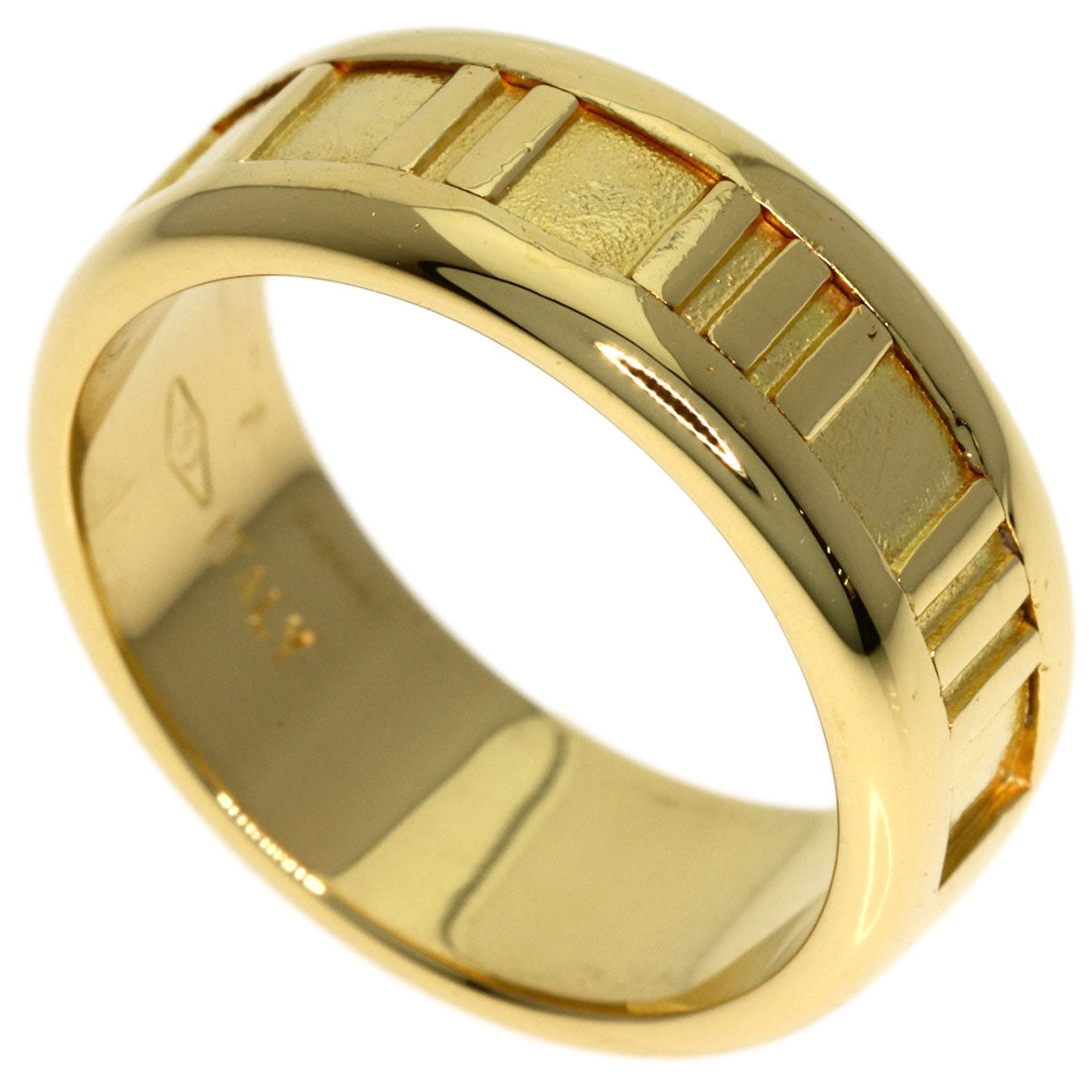 TIFFANY&Co. Atlas Ring K18 Yellow Gold Ladies [Used]