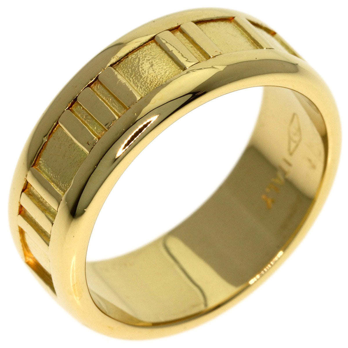 TIFFANY&Co. Atlas Ring K18 Yellow Gold Ladies [Used]