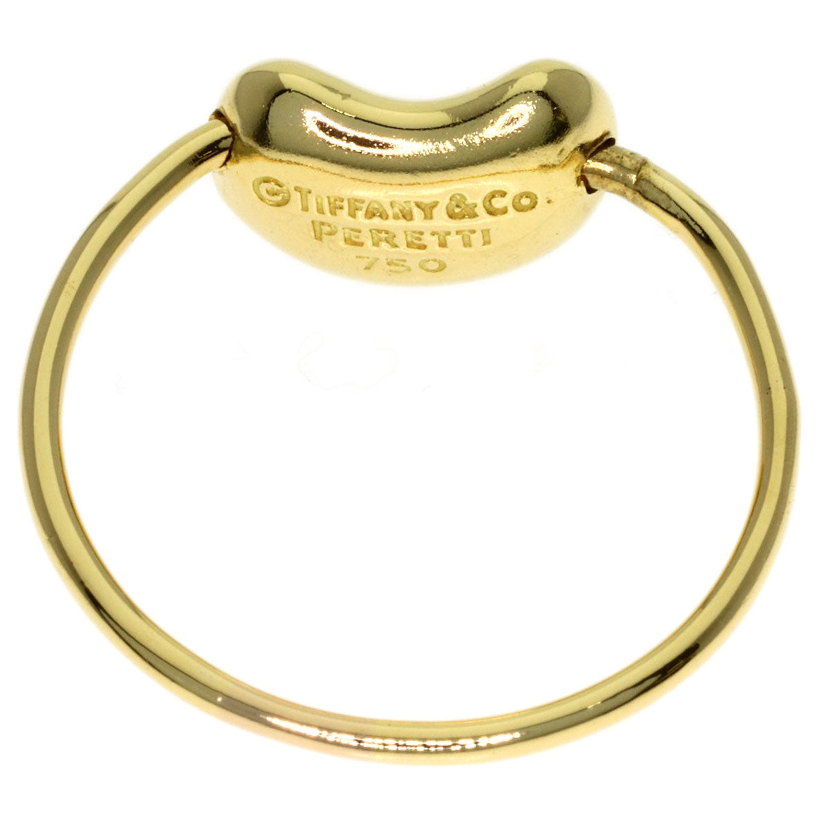 TIFFANY&Co. Bean Ring K18 Yellow Gold Ladies [Used]