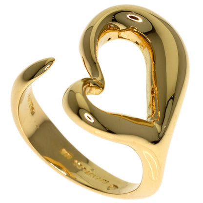 TIFFANY&Co. Open heart Ring K18 Yellow Gold Ladies [Used]