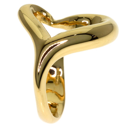 TIFFANY&Co. Open heart Ring K18 Yellow Gold Ladies [Used]