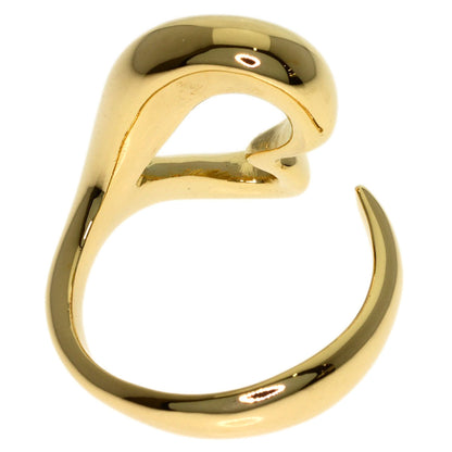 TIFFANY&Co. Open heart Ring K18 Yellow Gold Ladies [Used]