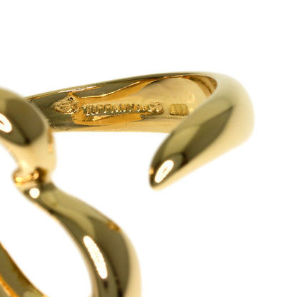 TIFFANY&Co. Open heart Ring K18 Yellow Gold Ladies [Used]