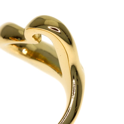 TIFFANY&Co. Open heart Ring K18 Yellow Gold Ladies [Used]