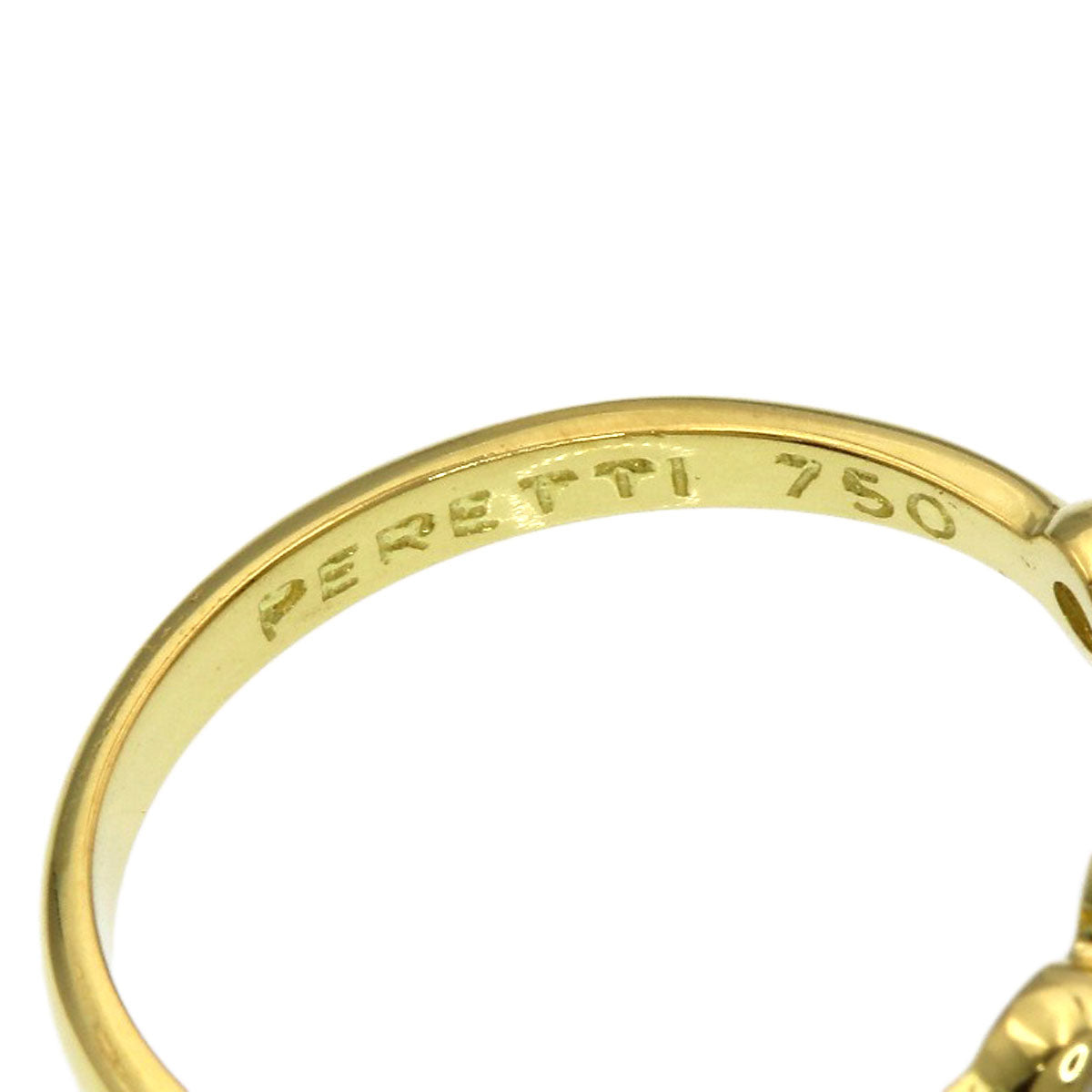 TIFFANY&Co. Full Heart 2P Diamond Ring K18 Yellow Gold Ladies [Used]