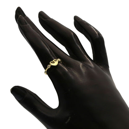 TIFFANY&Co. Full Heart 2P Diamond Ring K18 Yellow Gold Ladies [Used]