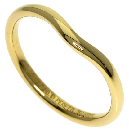 TIFFANY&Co. Curved band Ring K18 Yellow Gold Ladies [Used]