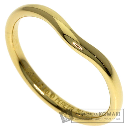 TIFFANY&Co. Curved band Ring K18 Yellow Gold Ladies [Used]