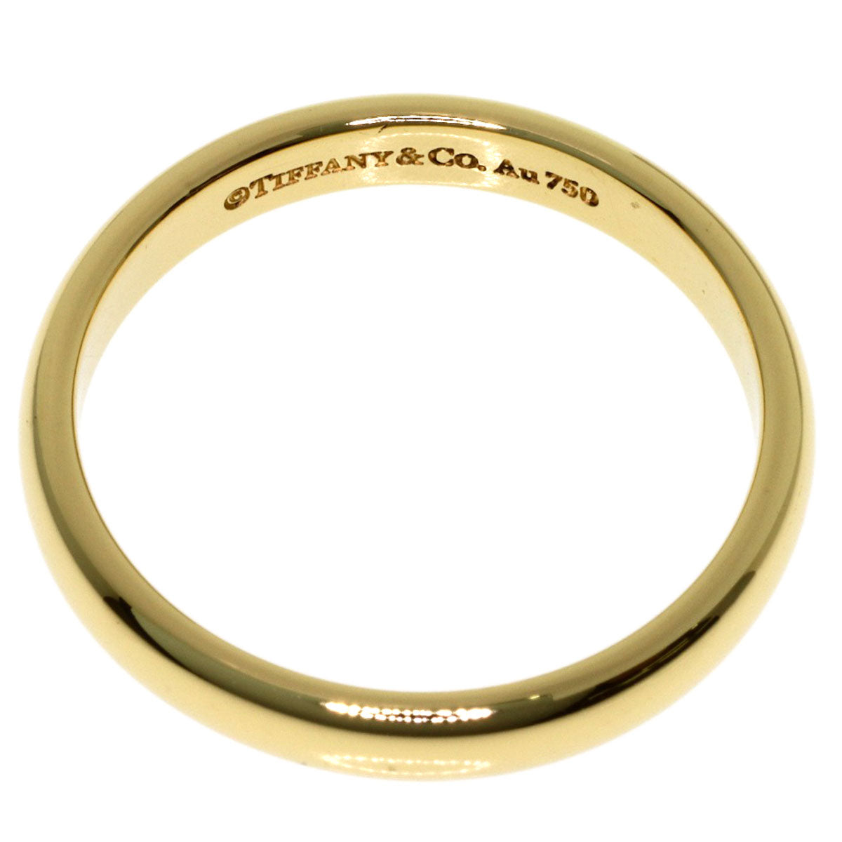 TIFFANY&Co. wedding Ring K18 Yellow Gold Ladies [Used]
