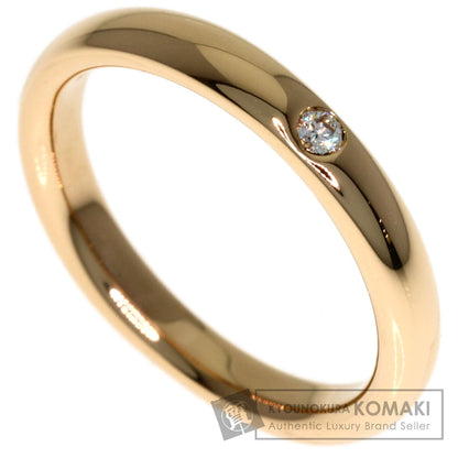 TIFFANY&Co. 1P Diamond Wedding Ring K18 Pink Gold Ladies [Used]