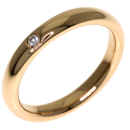 TIFFANY&Co. 1P Diamond Wedding Ring K18 Pink Gold Ladies [Used]