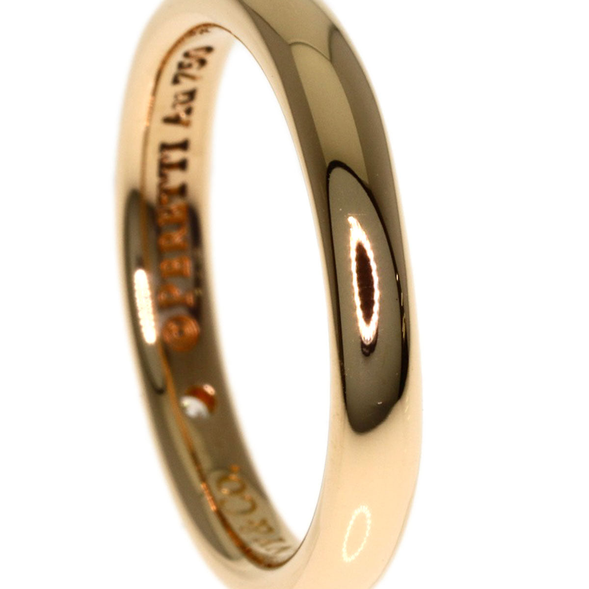 TIFFANY&Co. 1P Diamond Wedding Ring K18 Pink Gold Ladies [Used]