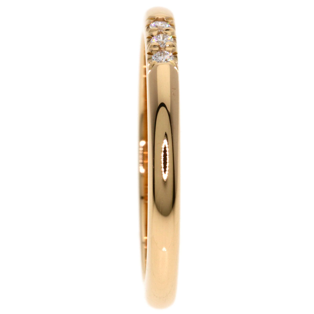 TIFFANY&Co. Forever 3P Diamond Ring K18 Pink Gold Ladies [Used]