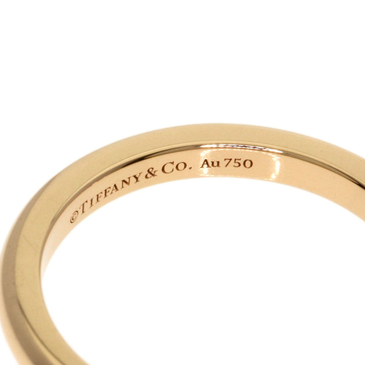 TIFFANY&Co. Forever 3P Diamond Ring K18 Pink Gold Ladies [Used]