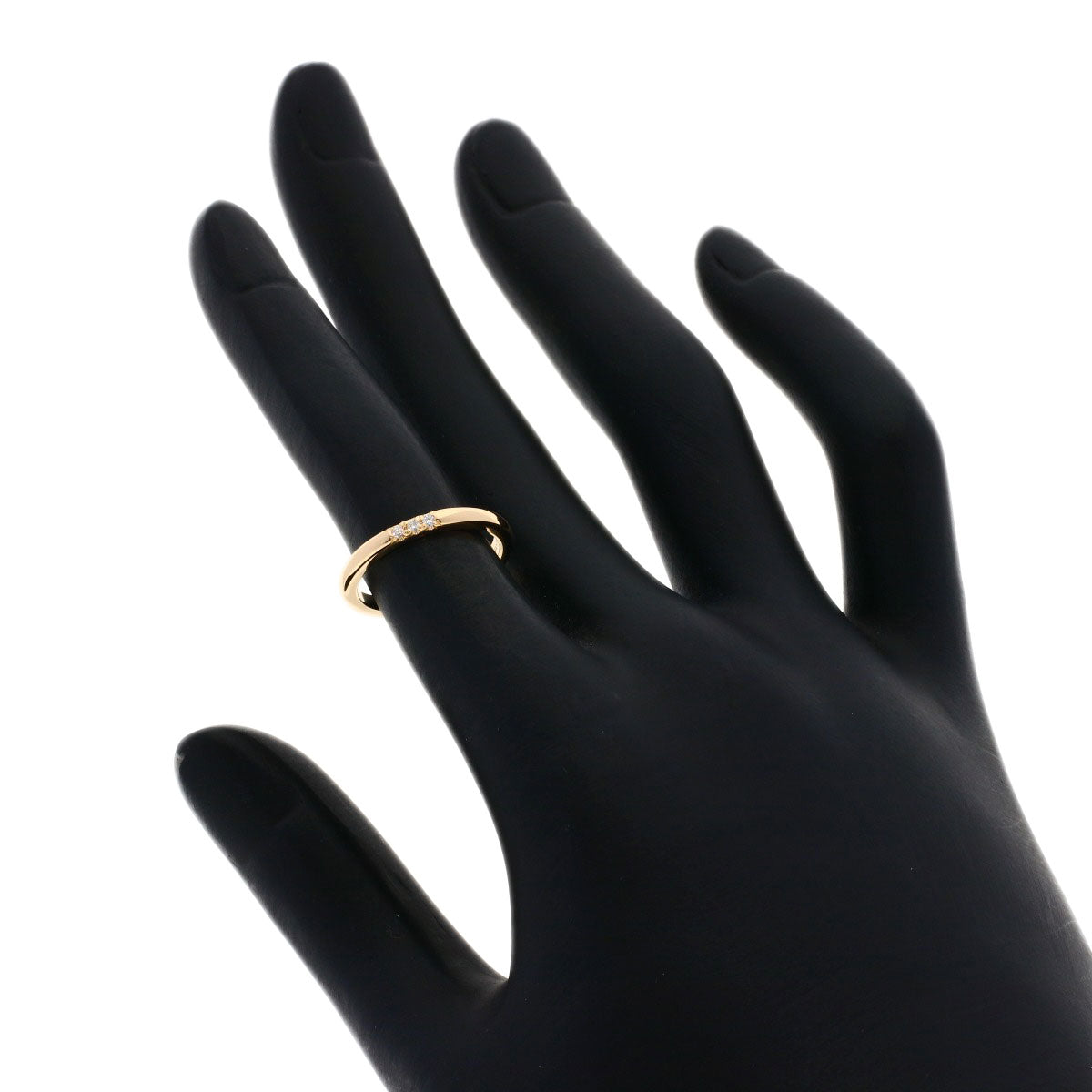 TIFFANY&Co. Forever 3P Diamond Ring K18 Pink Gold Ladies [Used]
