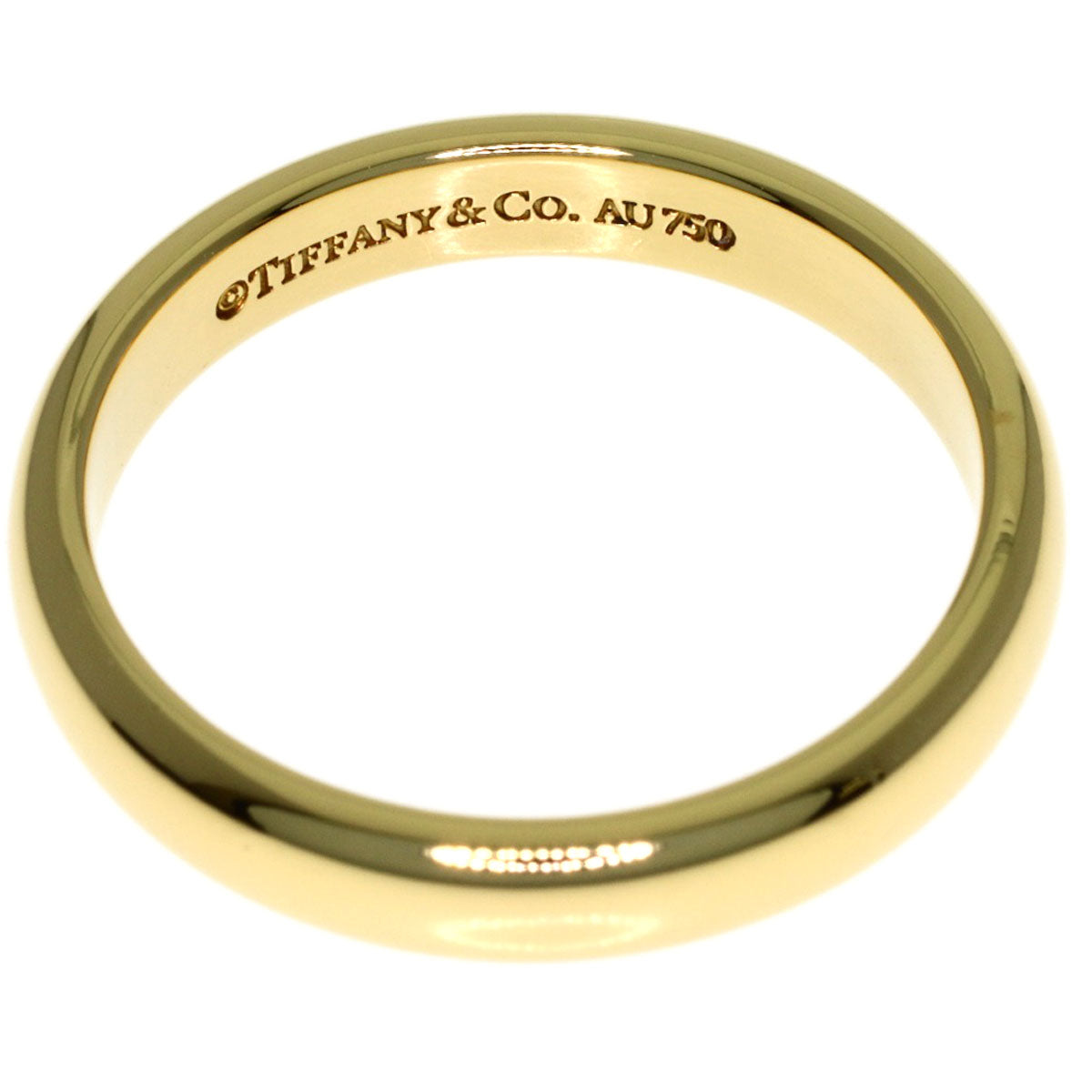TIFFANY&Co. wedding Ring K18 Yellow Gold Ladies [Used]