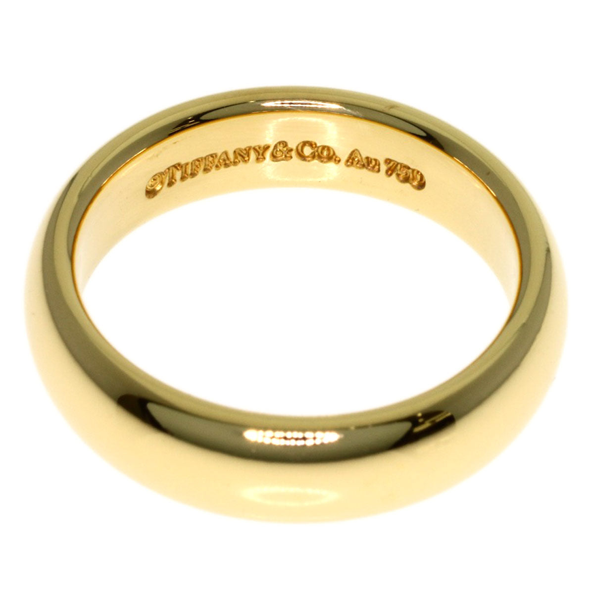 TIFFANY&Co. wedding Ring K18 Yellow Gold Ladies [Used]