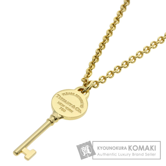 TIFFANY&Co. Return to TIFFANY&Co. Key Necklace K18 Yellow Gold Ladies [Used]