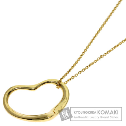 TIFFANY&Co. Open heart Necklace K18 Yellow Gold Ladies [Used]